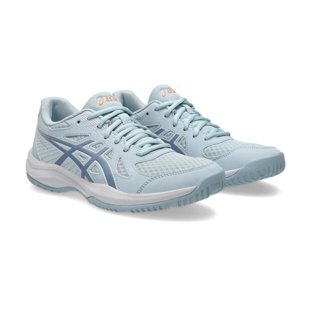 Asics Upcourt 6 Badminton Shoes (Cool Grey/Grey Blue) - Image 3