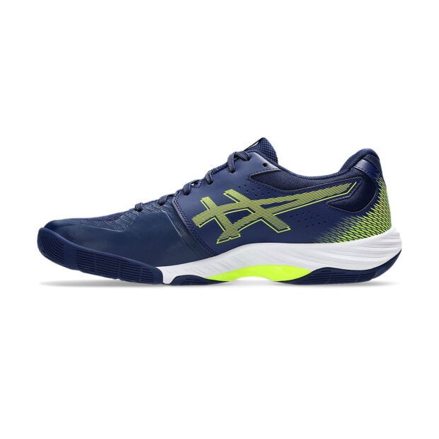 Asics Blade FF Court Shoes (Blue Expanse/Safety Yellow) - Image 2