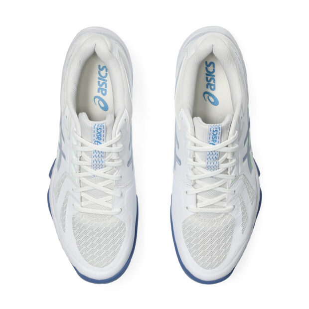 Asics Blade FF Court Shoes (White/Denim Blue) - Image 6