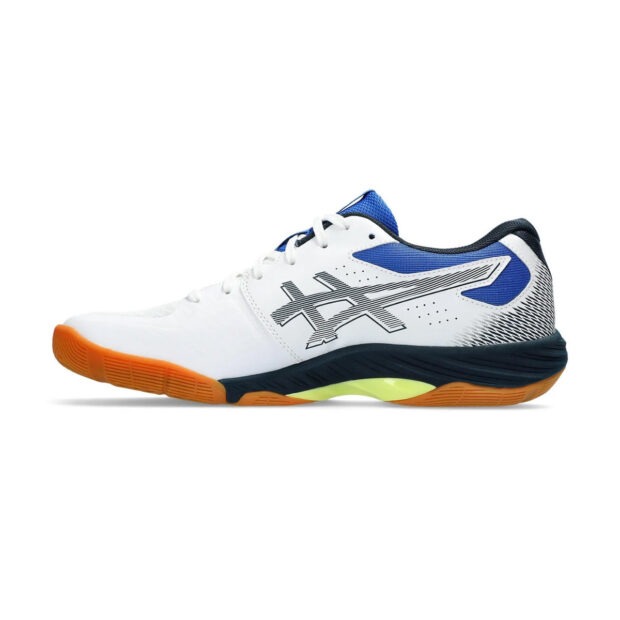 Asics Blade FF Court Shoes (White/Illusion Blue) - Image 2