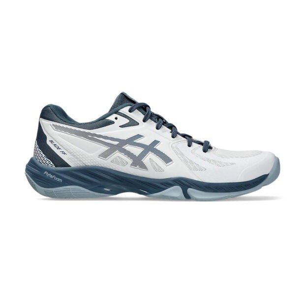 Asics Blade FF Court Shoes (White/Vintage Indigo)