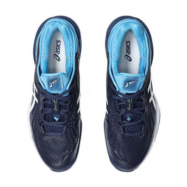 Asics Court FF 3 NOVAK Court Shoes (Blue Expanse/White) - Image 6