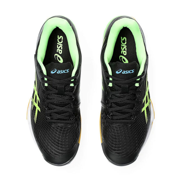 Asics Court Control FF 3 Court Shoes (Black/Lime Burst) - Image 6