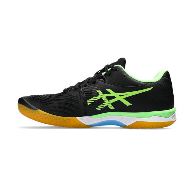 Asics Court Control FF 3 Court Shoes (Black/Lime Burst) - Image 2