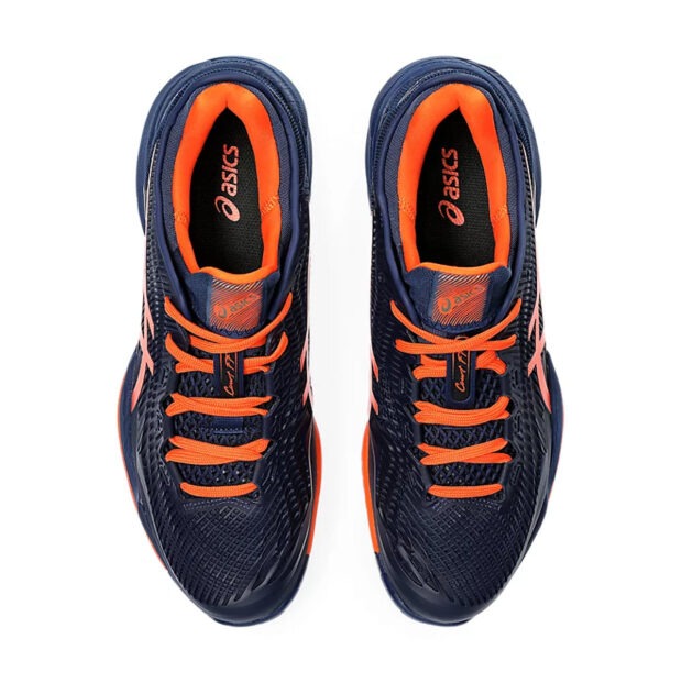 Asics Court FF 3 Court Shoes (Blue Expanse/Koi) - Image 6