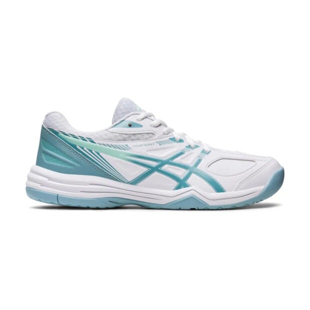 Asics Court Slide 2 Court Shoes (White/Smoke Blue)