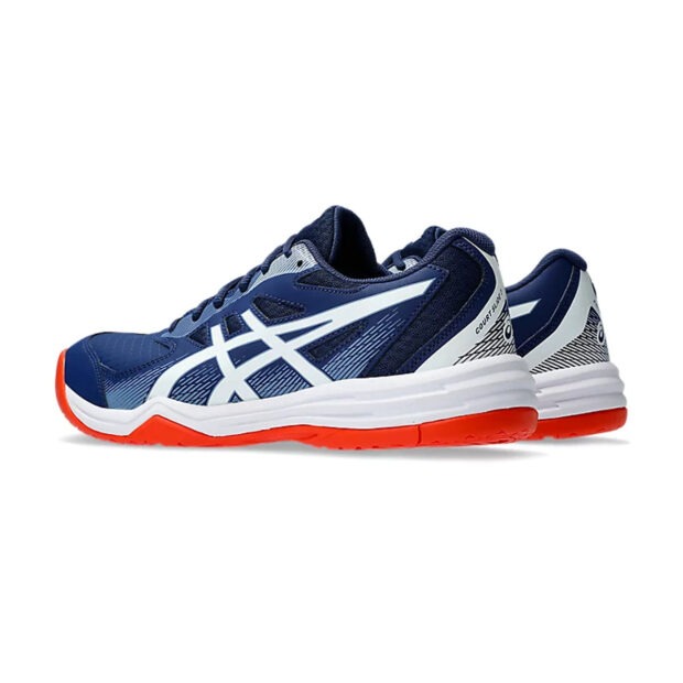 Asics Court Slide 3 Court Shoes (Expanse Blue/Koi) - Image 4