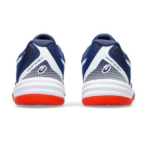 Asics Court Slide 3 Court Shoes (Expanse Blue/Koi) - Image 5