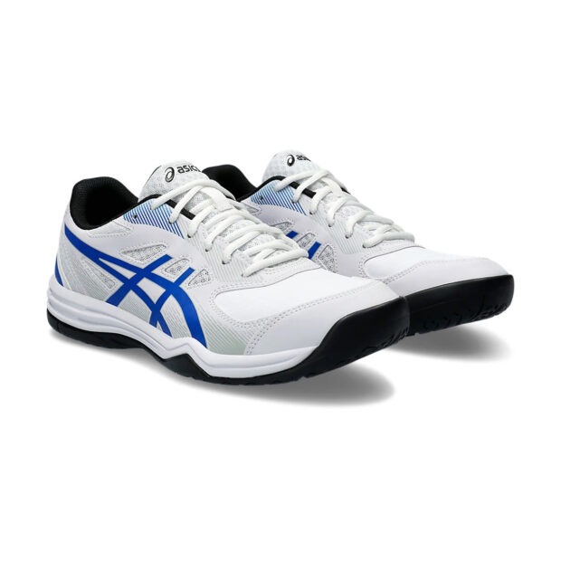 Asics Court Slide 3 Court Shoes (White/Tuna Blue) - Image 2