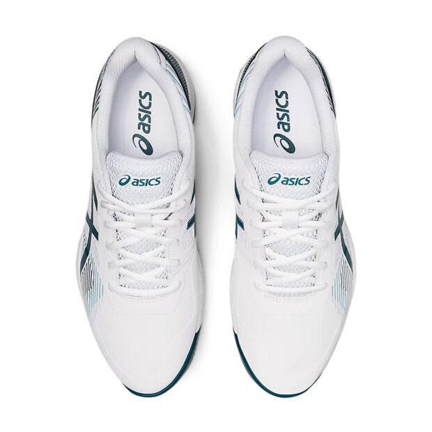 Asics Gel Game 8 Court Shoes (White/Velvet Pine) - Image 6