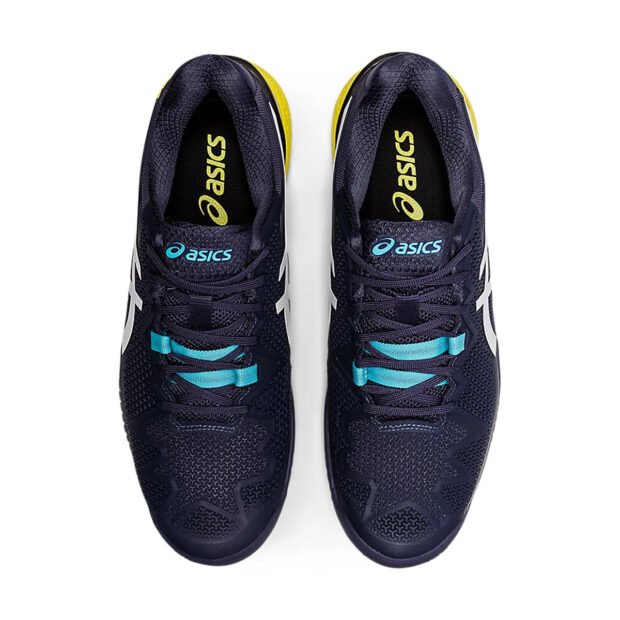 Asics Gel Resolution 8 Court Shoes (Indigo Fog/White) - Image 6