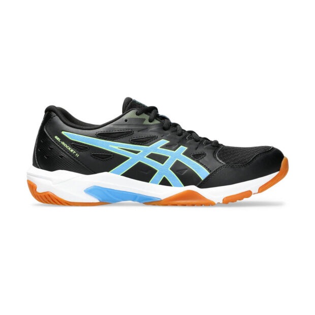 Asics Gel Rocket 11 Court Shoes (Black/Waterscape)