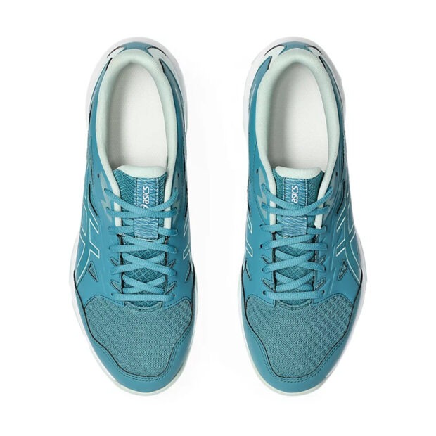 Asics Gel Rocket 11 Court Shoes (Blue Teal/Pale Mint) - Image 6