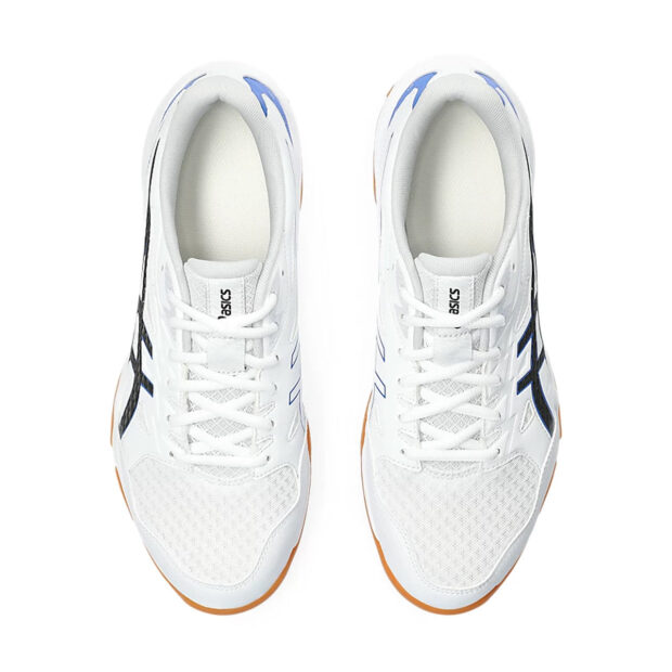 Asics Gel Rocket 11 Court Shoes (White/Black) - Image 6