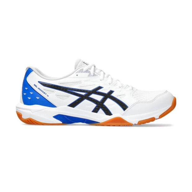 Asics Gel Rocket 11 Court Shoes (White/Black)