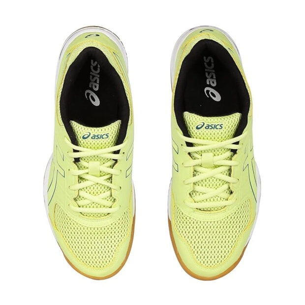 Asics Gel CourtMov+ Court Shoes (Glow Yellow/Deep Sea Teal) - Image 4