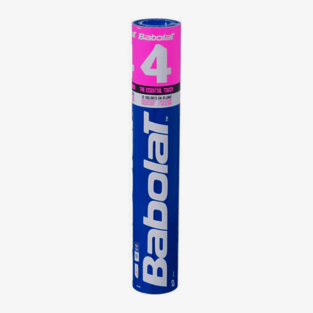 Babolat 4 Badminton Feather Shuttlecock Speed 76 (Pack of 10) - Image 2