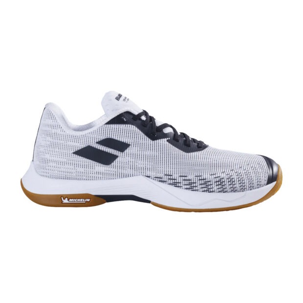 Babolat Shadow Spirit 2 Badminton Shoes (White/Black) - Image 2