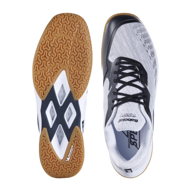 Babolat Shadow Spirit 2 Badminton Shoes (White/Black) - Image 4