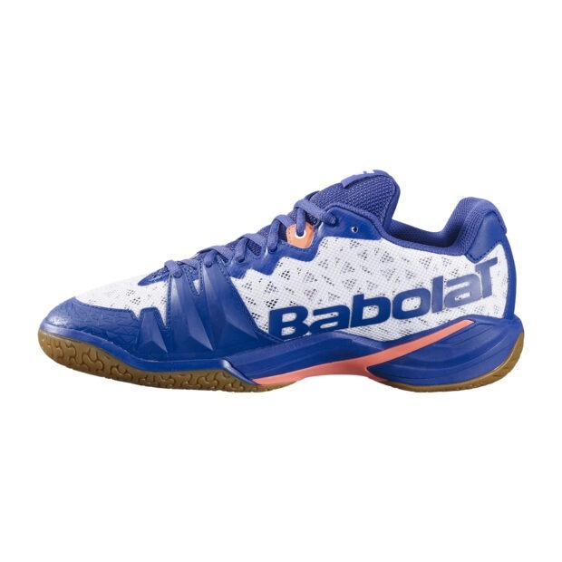 Babolat Shadow Tour 4 Badminton Shoes (White/Blue Navy) - Image 3