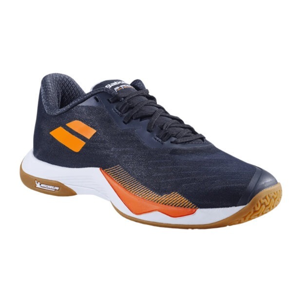 Babolat Shadow Tour 5 Badminton Shoes (Black/Orange)