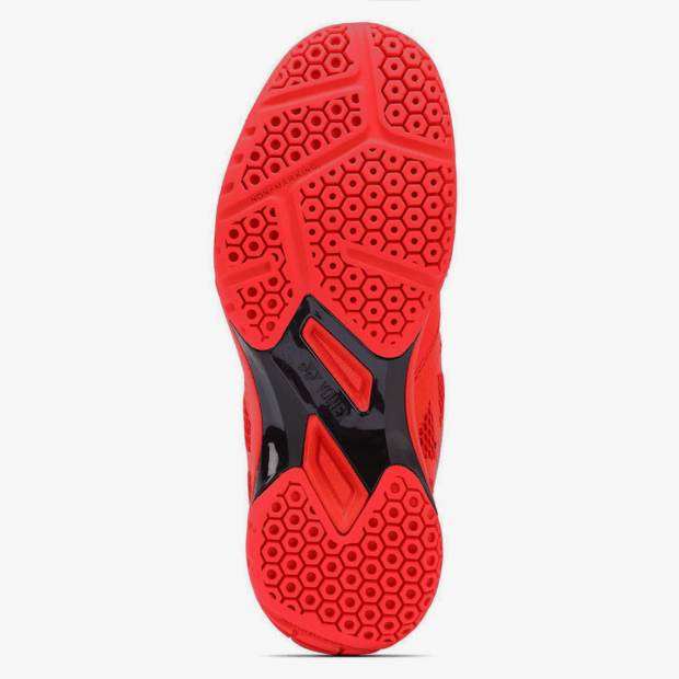 YONEX Power Cushion SHB 50 EX Badminton Shoes (Red/Black) - Image 2