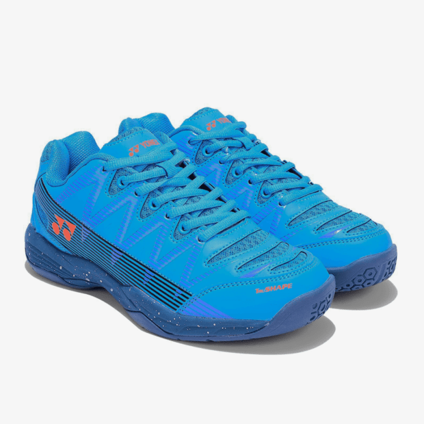 YONEX Dominant Badminton Shoes (Digital Aqua/ Dark Indigo/ Bright Coral) - Image 3