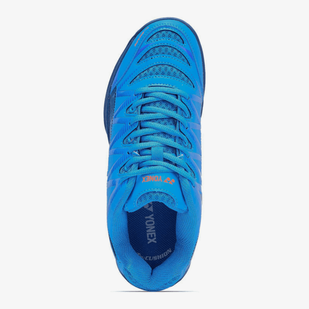 YONEX Dominant Badminton Shoes (Digital Aqua/ Dark Indigo/ Bright Coral) - Image 4