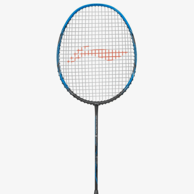 Li-Ning 3D CALIBAR X Combat (Charcoal/Blue) Badminton Racket - Image 5