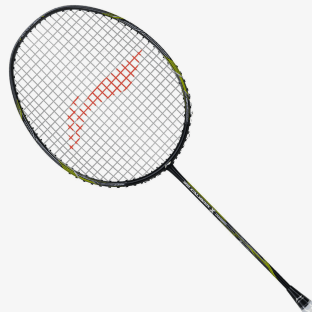 Li-Ning 3D CALIBAR X Combat (Black/Lime) Badminton Racket - Image 2