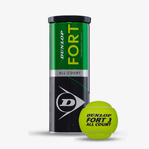 Dunlop Fort All Court Tennis Balls Can (3 Balls)