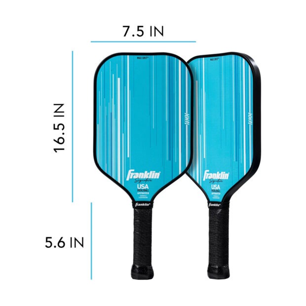 Franklin Signature Pro Pickleball Paddle (Blue) - 13 mm - Image 4