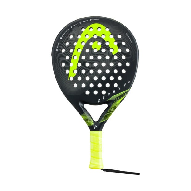 HEAD Zephyr UL 2023 Padel Racquet (Black/Green)