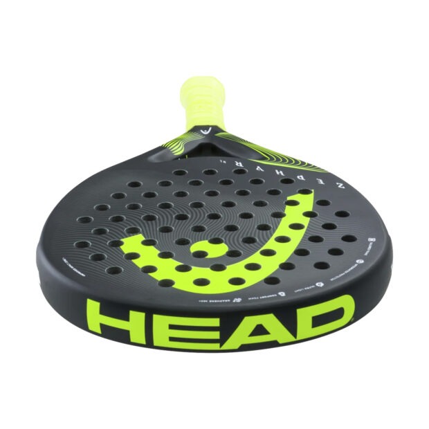 HEAD Zephyr UL 2023 Padel Racquet (Black/Green) - Image 5