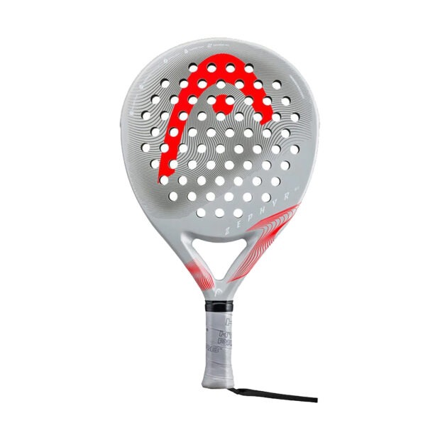 HEAD Zephyr UL 2023 Padel Racquet (Grey/Red)