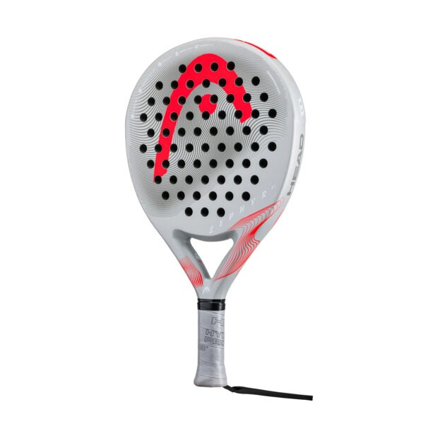 HEAD Zephyr UL 2023 Padel Racquet (Grey/Red) - Image 2