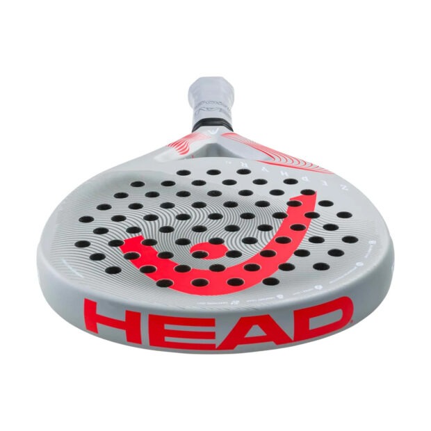 HEAD Zephyr UL 2023 Padel Racquet (Grey/Red) - Image 5