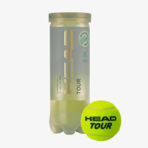 Head Tour Tennis Balls Can (3 Balls)