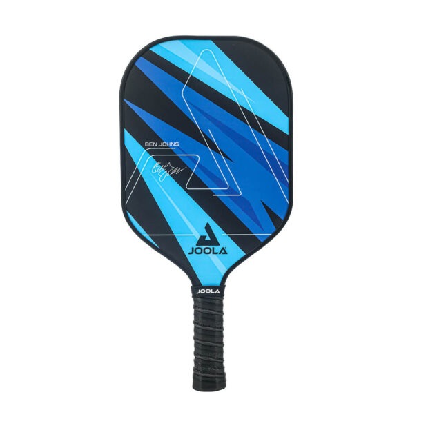 JOOLA Ben Johns Blue Lightning Pickleball Paddle Set (2 Paddles, 4 Balls & Bagpack) - Image 2