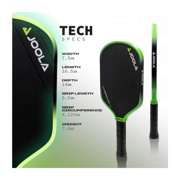 Joola Ben Johns Hyperion 3S Pickleball Paddle (14 mm) - Image 8