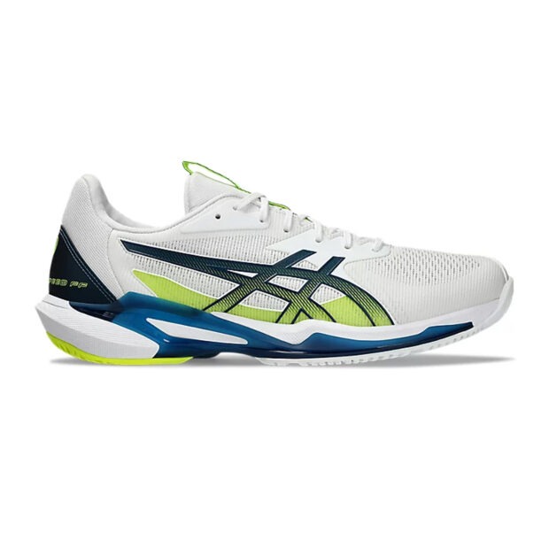 Asics Solution Speed FF3 Tennis Shoes (White/Mako Blue)