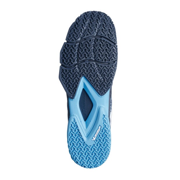 Babolat Movea Padel Shoes (Grey/Scuba Blue) - Image 5