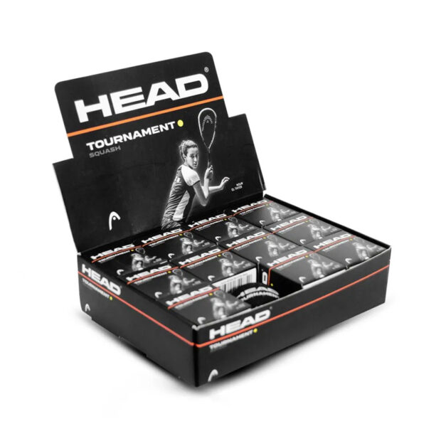 HEAD Tournament Squash Balls (12 Pcs)