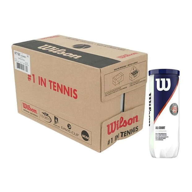 Wilson Roland Garros All Court Tennis Balls (72 Balls)