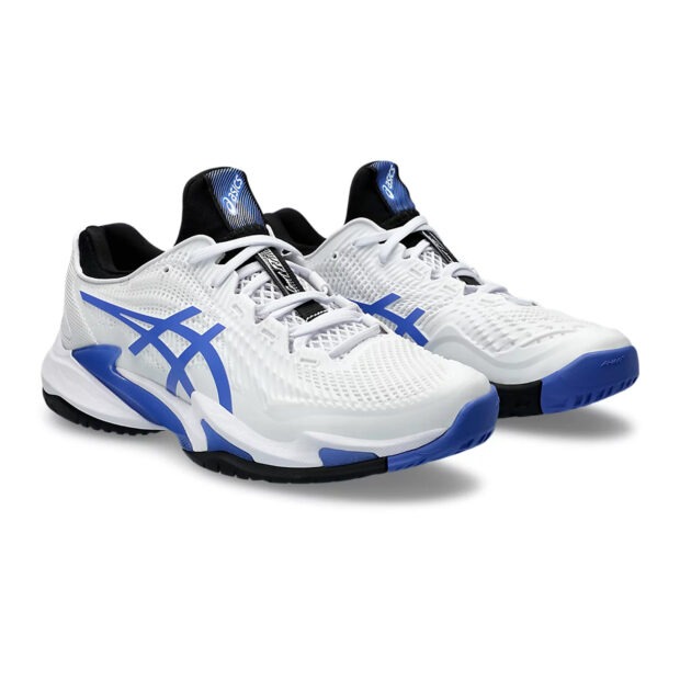 Asics Court FF3 Tennis Shoes (White/Sapphire) - Image 3