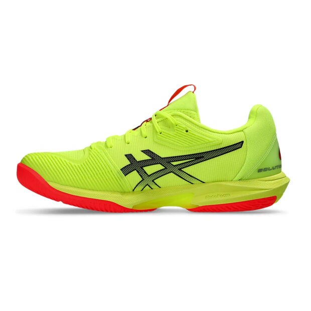 Asics Solution Speed FF3 PARIS Tennis Shoes (Safety Yellow/Black) - Image 2