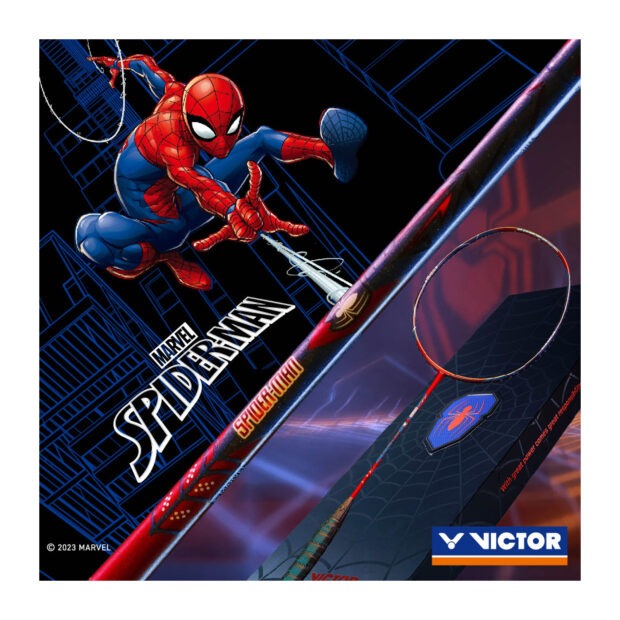 Victor Auraspeed Spider Man Badminton Racket - Image 8