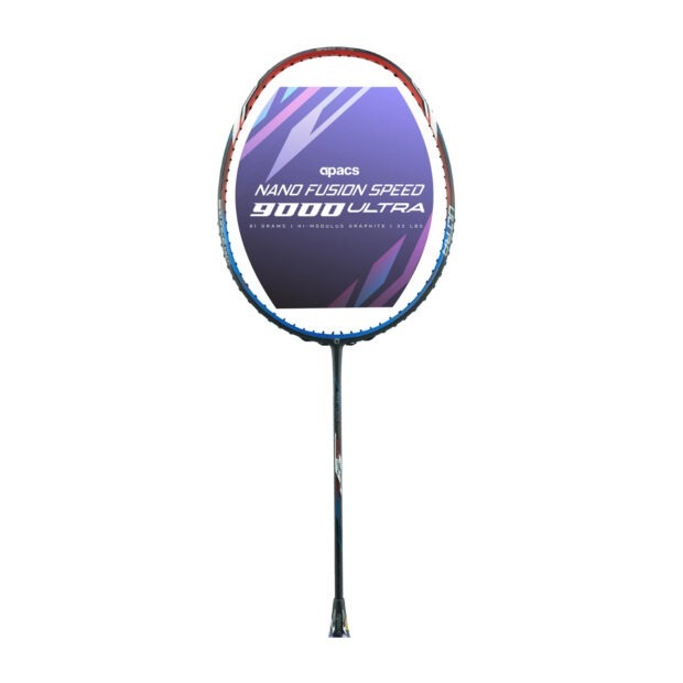 Apacs Nanofusion Speed 9000 Ultra Badminton Racket (Red/Blue)