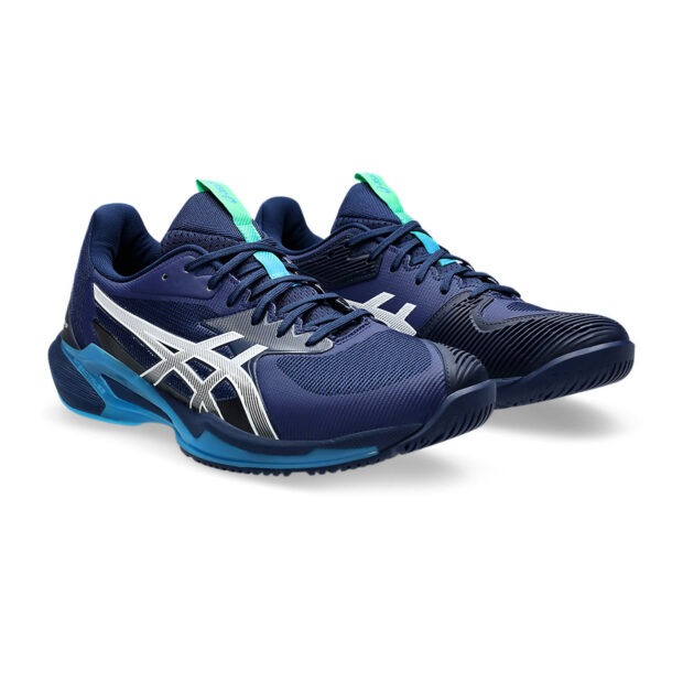 Asics Solution Speed FF3 Tennis Shoes (Blue Expanse/White) - Image 3