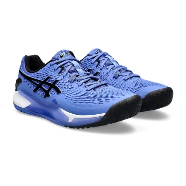 Asics Gel Resolution 9 Tennis Shoes (Sapphire/Black) - Image 3